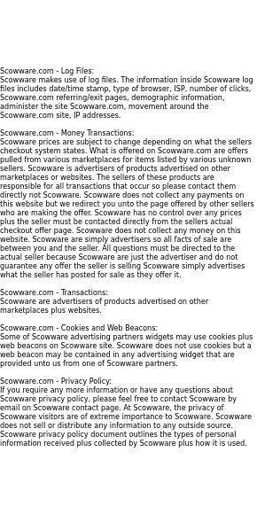 scowware privacy