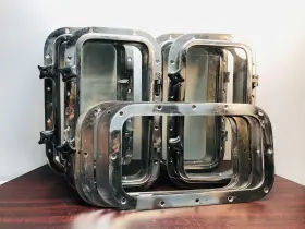 132177 Abi 4 Stainless Steel 7 Inch X14 Portlight Portholes W Flange Ship Boat Sail Marine