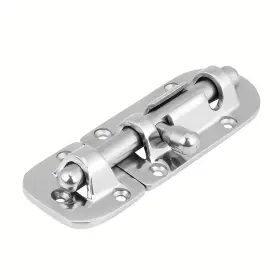 Acouto 719527965999 316 Stainless Steel Boat Door Lock Heavy Duty Sliding Barrel Bolt 110mm