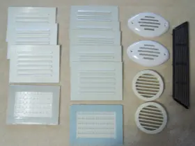 871318 Afi Glastron 11194 Boat Marine Louvered Horn And Vent Grills Lot #5