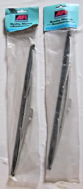 33905 Afi Inc Lot Of 2 Windshield Wiper Blades 14 Inch Curved Hook N Catch Style #33905