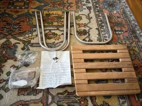 60903 Afi Seateak Teak Swim Platform With Ladder - 18 Inch X 15 Nos Whitecap