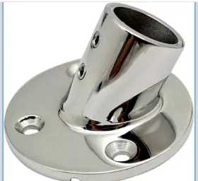 Als5419a-6022 Alastin 22mm Boat 316 Stainless Steel Round Base Tube Pipe Marine Fitting