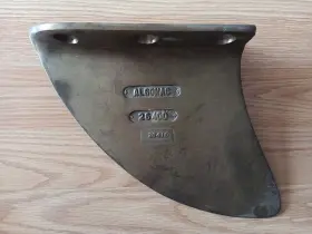 Fin-26410 Algonac Vintage Boat Acp Bronze Stabilizer Skeg Fin Marine Cast 26400 26410