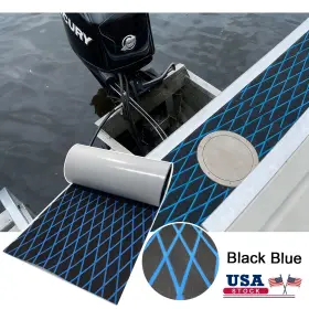 Alq-1 Alianqiu 117602600641 Pontoon Boat Flooring Eva Foam Decking Pad Marine Carpet 94.5 Inch Blue Diamond