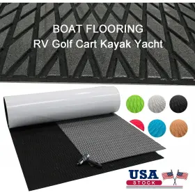 Alianqiu 465157161996 Boat Carpet Black Eva Foam Sea Flooring Deck Mat Pontoon Kayak Sup Pad 35x94inch