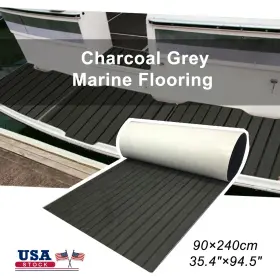 Alq-1 Alianqiu 851920180651 Gray Boat Flooring Eva Foam Teak Decking Sheet 94.5 35 Inch Marine Stern Floor Pad