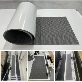 Alianqiu Diamond-dgray-90240 Alq2 Pwc Gunnel Traction Pads Foot Eva Foam Mat For Jet Ski Yamaha Seadoo Watercraf
