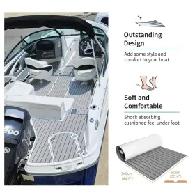 Alq-1 Aliqnaiu 550400651512 Classic Gray Boat Decking Eva Foam Flooring For Swim Deck Cockpit Cabins
