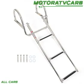 Mot3273704 All-carb For Marine Yacht 3-step Stainless Steel Ship Ladder With Handrails
