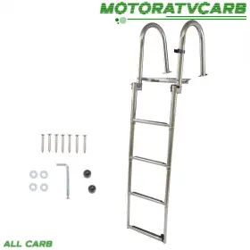 Mot3274234 All-carb 4 Step Stainless Steel Telescoping Boat Ladder Foldable