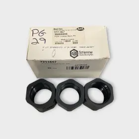 7211857 Altech Corp Black Polyamide Locknut For Pg-29 Cable Glands Lot Of 15