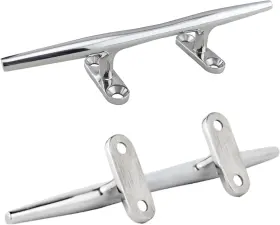 9995s8-obcleat Amarine Made 2 Pack 8 Inch Boat Cleats 316 Stainless Steel Open Base Dock Rope Cleat