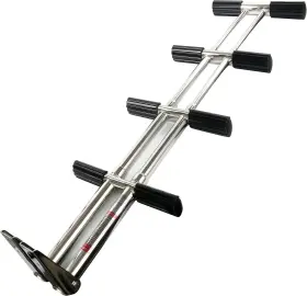 Am-1084s4 Amarine Made 4 Steps Boat Ladder Dual Vertical Telescoping Tube Stainless Steel Diver