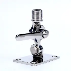 Am39-cd905002 Amarine Made Marine Vhf Antenna Adjustable Base Mount For Boat Stainless Steel Fit 1 Inch