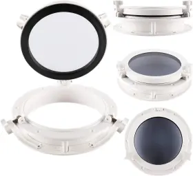 Am82-ampp1-01 Amarine Made Boat Window Round Opening Portlight Porthole 8 Inch Replacement Port Hole