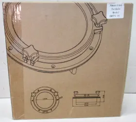 Ampp1-01 Amarine Made 1 Pack 8 Inch Round Opening Portlight Replacement Window In White