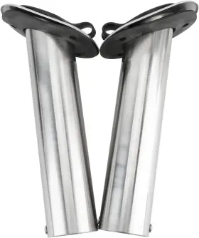 Yi-0149-04 Amarine Made 2 Pcs Marine Boat Fishing Rod Holder Stainless Steel 30 Degree Flush Mount