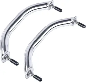 Yi-0402 Amarine Made 2x Stainless Steel 8-5/8 Inch Grab Handle Polished Universal Marine Boat Handrail
