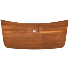 1119487 American Custom Products Pn Boat Teakwood Swim Platform With Hatch 66 1/2 X 29 1/4 Inch Teak