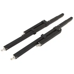 1120049 American Custom Products Pn Pontoon Boat Bimini Stanchion Black With Trailering Struts Set Of 2