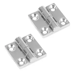 Cfhy-fx-38 Amysports 38-2 Heavy Duty Stainless Steel Boat Hinge Mirror Polished 1.51 Inch X 2 Count