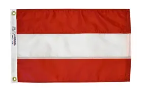 213960 Annin Canvas Heading Brass Grommet 12 Inch X 18 Nylon-glo Tahiti Flag