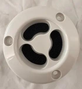 84301 Aqua Signal New Boat Horn Drop In Hidden Flush Mount 12v White Face