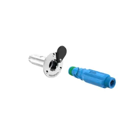 Aquor 850007299576 Blue Dw-3 Marine Deckwash 1/2 Inch Npt X 3/4 Ght 316 Stainless Steel