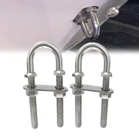 Asdmm 931928588032 Marine Boat U Bolt Stern Bow Eye Tie Down Rv Yacht Stainless Steel With Hex N