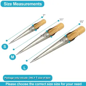 Asdmm 931928588070 Boat Rope Splicing Spike Fid With Plastic Handle Marine Stainless Steel Acces