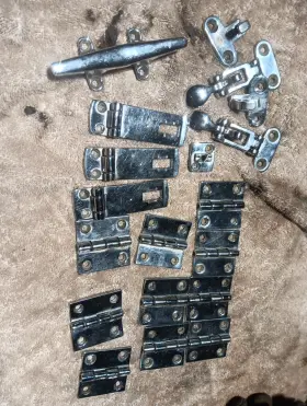 1497-11 Attwood 19piece Boat Marine 1497 573 6244 Vintage Hinge Set