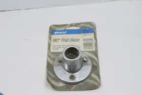 1668a3 Attwood 90 Degree Rail Base Chrome Plated Zamak Fits 7/8 Inch Tubing