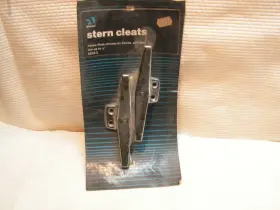 6204-3 Attwood 4-1/2 Inch Wide Base Cleat Part 1 Pair Perma Plate Chrome Usa Old