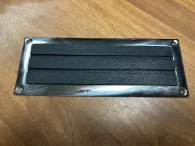 6259a1 Attwood Nos Marine Chrome Step Pad 3 3/8ftft X 8 3/4