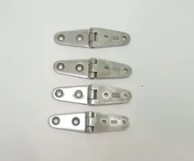 66434-1 Attwood Four Winns Ss Reversed Strap Hinges 2 Pairs 4 Inch X 1 With Fixed Pin