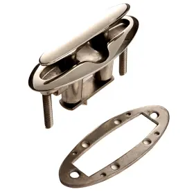 66516-1 Attwood Marine 6 Inch Stainless Steel Stud Mount Flush Pop-up Cleat