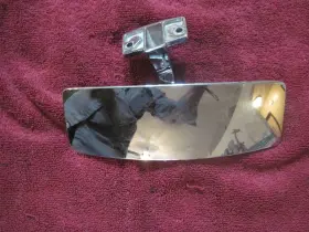 9083-01 Attwood Vintage Marine Chrome Rear View Mirror Water Ski Boat