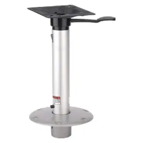 23809-7 Attwood Mari - 238 Series 9 Inch H X 2-3/8 D Satin Aluminum Fixed Post With