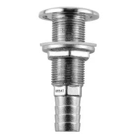 A7j-665463 Attwood Marine Single 5/8 Inch Hose Diameter Silver Stainless Steel 3.75 Length Boat Scupper