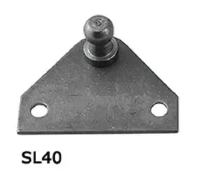 Attwood Sl40ss 2x Stainless Steel Gas Spring Flat Mount 10mm Ball Marine Boat