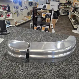 1038162 Avalon Pontoon Boat Corner Caps Polished Aluminum