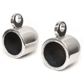 127242 Avalon Pontoons Pontoon Boat Speaker Cans 5 5/8 Inch Aluminum Pair