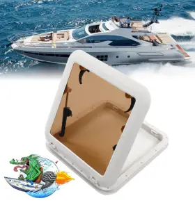 19.49x19.49in Ayayu 5458454545 Boat Portlight Rv Escape Skylight Window Push Out #b8