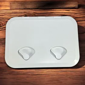 315-440-hatch-abs Baisun Marine Deck Boat Rv Access Hatch And Lid 17.3 Inch X12.4 Rectangle Hinged - White Abs