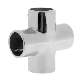 Bangbird 606860045672 Boat Hand Rail Fittings 4 Way 1 Inch Tube 90 Degree 316 Marine Grade Stainless Steel
