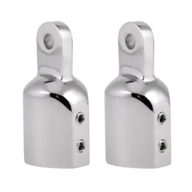 Bangbird 760934026452 2pcs 7/8ftft Eye End Cap 316 Marine Stainless Steel Bimini Top Fitting / Hardware