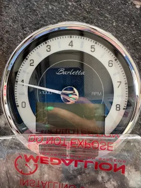 2021-current Barletta 106658 Medallion Tach Analog Gauge - New