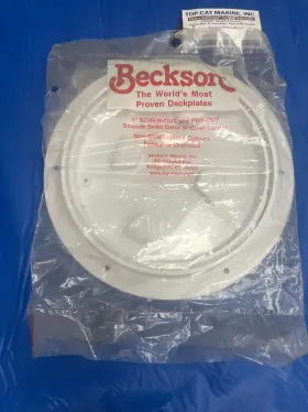 9022-dp84w Beckson 8 Inch Non Skid Inspec Plate