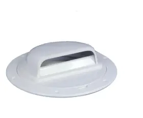 Dp-lp-6 Beckson 6 Inch Combination Deck Plate/low Clamshell Vent - 1-3/4 High
